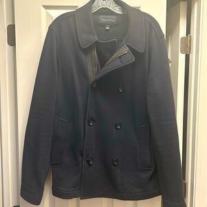 Banana Republic fleece peacoat